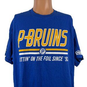 Providence Bruins T Shirt Mens Size XL AHL Hockey Game Give Away Blue